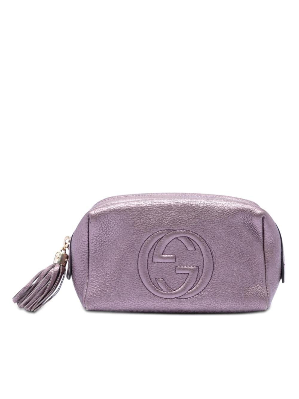 Gucci Metallic Leather Soho Cosmetic #346323G37B